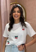 T Shirt με σχέδια κεράσια
