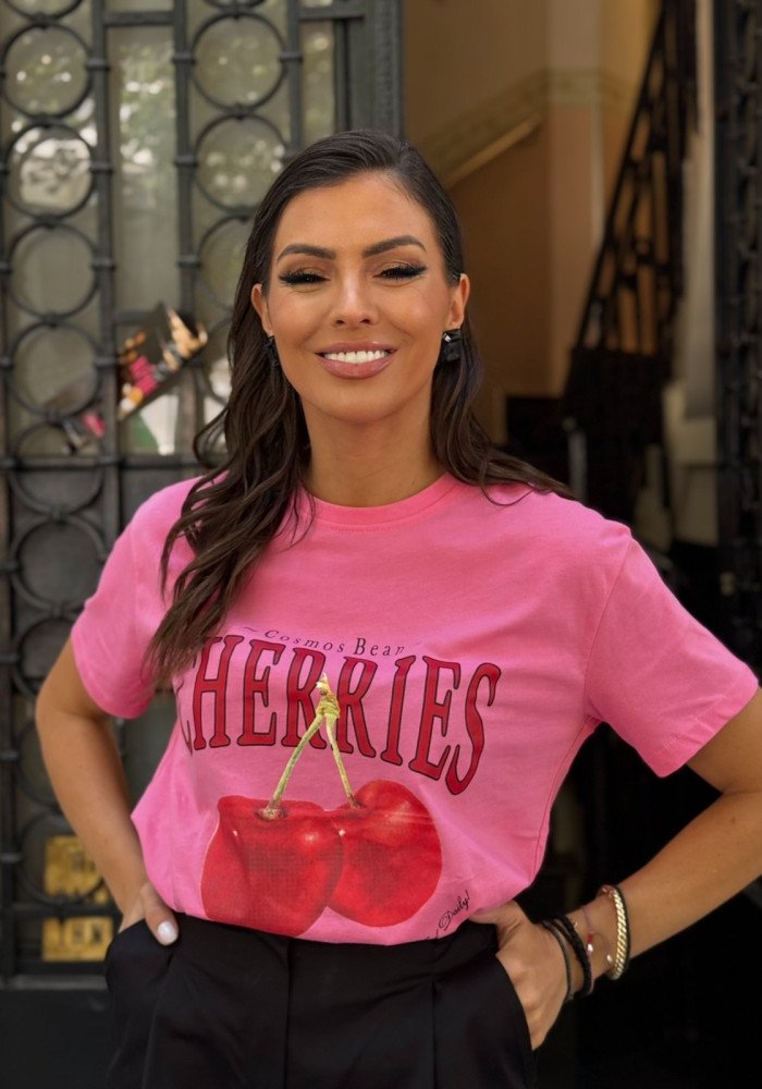 Μπλούζα κοντομάνικη Cherries Μπλούζα κοντομάνικη Cherries