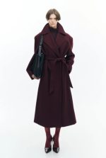 Παλτό μακρύ με ζώνη