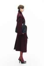 Παλτό μακρύ με ζώνη