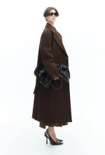 Παλτό μακρύ με ζώνη