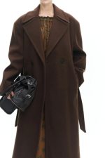 Παλτό μακρύ με ζώνη