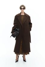 Παλτό μακρύ με ζώνη