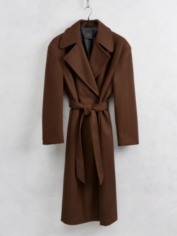Παλτό μακρύ με ζώνη