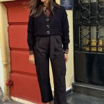 Μπλούζα πλεκτή με διακοσμητικά κουμπιά