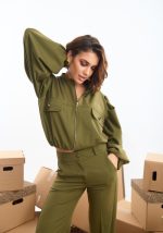 Bomber με φερμουάρ