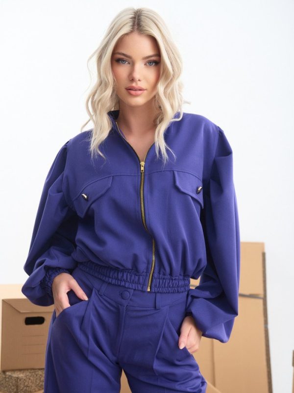 Bomber με φερμουάρ