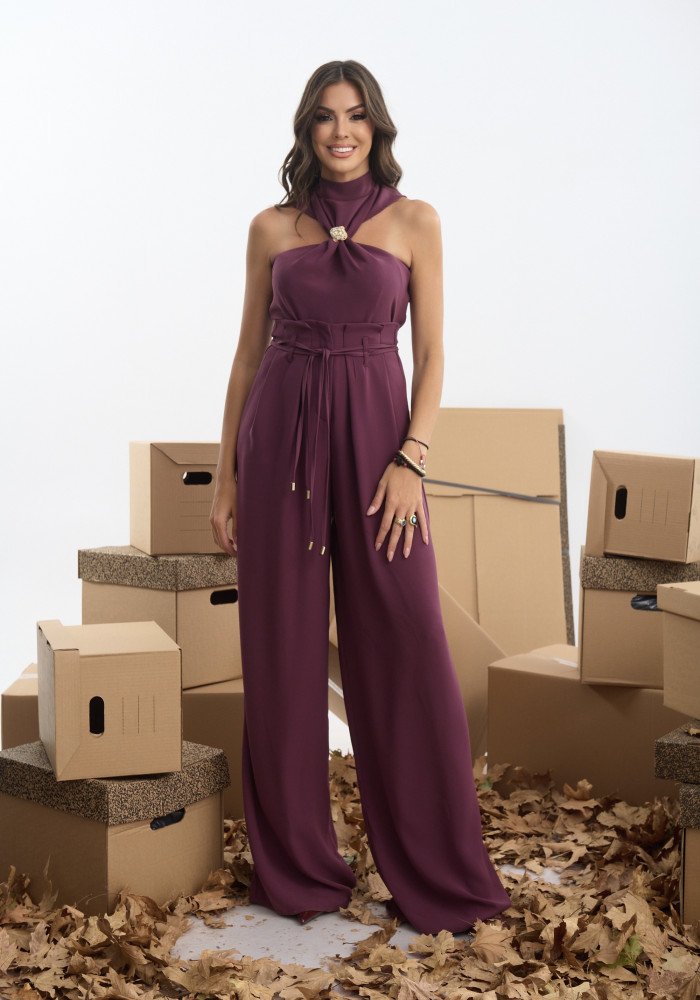 Παντελόνα ψηλόμεση με κορδόνι Παντελόνα ψηλόμεση με κορδόνι