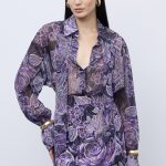 Mosaic Mauve Anthesis Mini Skirt