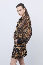 Butterfly Mosaic Mini Skirt