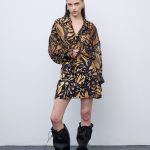 Butterfly Mosaic Mini Skirt