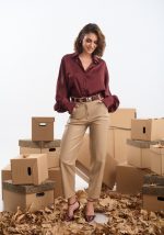 Παντελόνι δερματίνη κροκό