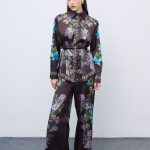 Mocha Bloom Pyjama Set