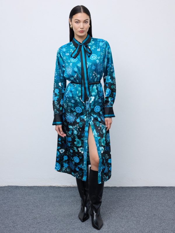 Skyfall Bloom Shirtdress
