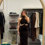 Φόρεμα Βελούδο Cut-out