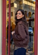 Τζάκετ σουετ με γούνα - Image 2