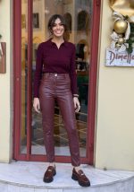 Παντελόνι δερματίνη ψηλόμεσο - Image 3