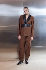 Blazer Oxford καφέ