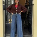 Τζιν Ψηλόμεσο Με Λάστιχο Στη Μέση