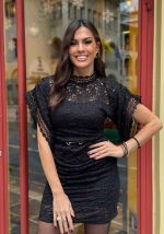 Φόρεμα Μίνι Δαντελένιο - Image 4