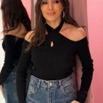 Μπλούζα Ριπ Με Ανοιχτούς Ώμους