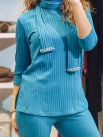 Σετ τοπ με παντελόνι και δική του ζώνη - Image 2