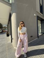 Cropped Τοπ Μακρυμάνικο