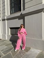 Φούτερ Μπλούζα Με Φιόγκους Στα Μανίκια