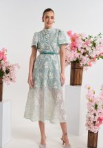 Φόρεμα μοναστηριακό με διακοσμητικούς φιόγκους - Image 4