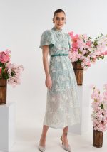 Φόρεμα μοναστηριακό με διακοσμητικούς φιόγκους