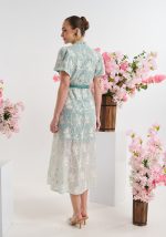 Φόρεμα μοναστηριακό με διακοσμητικούς φιόγκους - Image 3