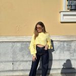 Φούτερ Μπλούζα Με Φιόγκους Στα Μανίκια