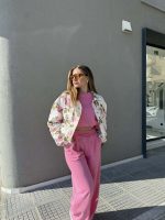 Φούτερ Μπλούζα Με Φιόγκους Στα Μανίκια - Image 6