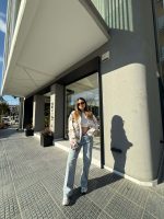 Ψηλόμεσο Τζιν Παντελόνι Wide Leg