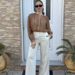 Πουκάμισο Oversized Strass Shine