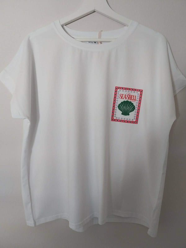 T-Shirt Με Στάμπα Seashell
