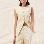 Γιλέκο Μακρύ Με Χρυσά Κουμπιά