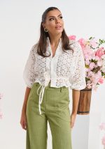 Υφασμάτινη Ψηλόμεση Παντελόνα - Image 3