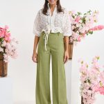 Υφασμάτινη Ψηλόμεση Παντελόνα