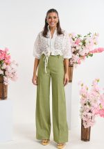 Υφασμάτινη Ψηλόμεση Παντελόνα