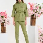 Σετ Τοπ Με Σούρα Και Παντελόνι