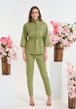 Σετ Τοπ Με Σούρα Και Παντελόνι