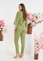 Σετ Τοπ Με Σούρα Και Παντελόνι - Image 4