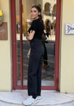 Τζιν ψηλόμεσο σε ίσια γραμμή με στρας - Image 3