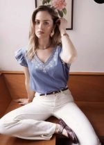 Τζιν Τοπ Με Κεντημα - Image 3