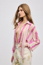 Stripped Pink shirt - Image 4