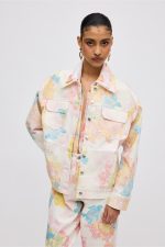 Floral Mist Jean Jacket - Image 3