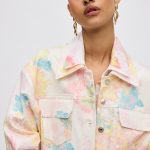Floral Mist Jean Jacket