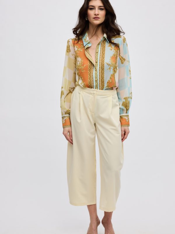 Barrel Pants Butter Yellow