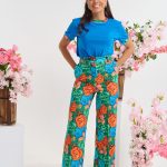 Παντελόνι Φλοράλ Σε Αντρική Γραμμή